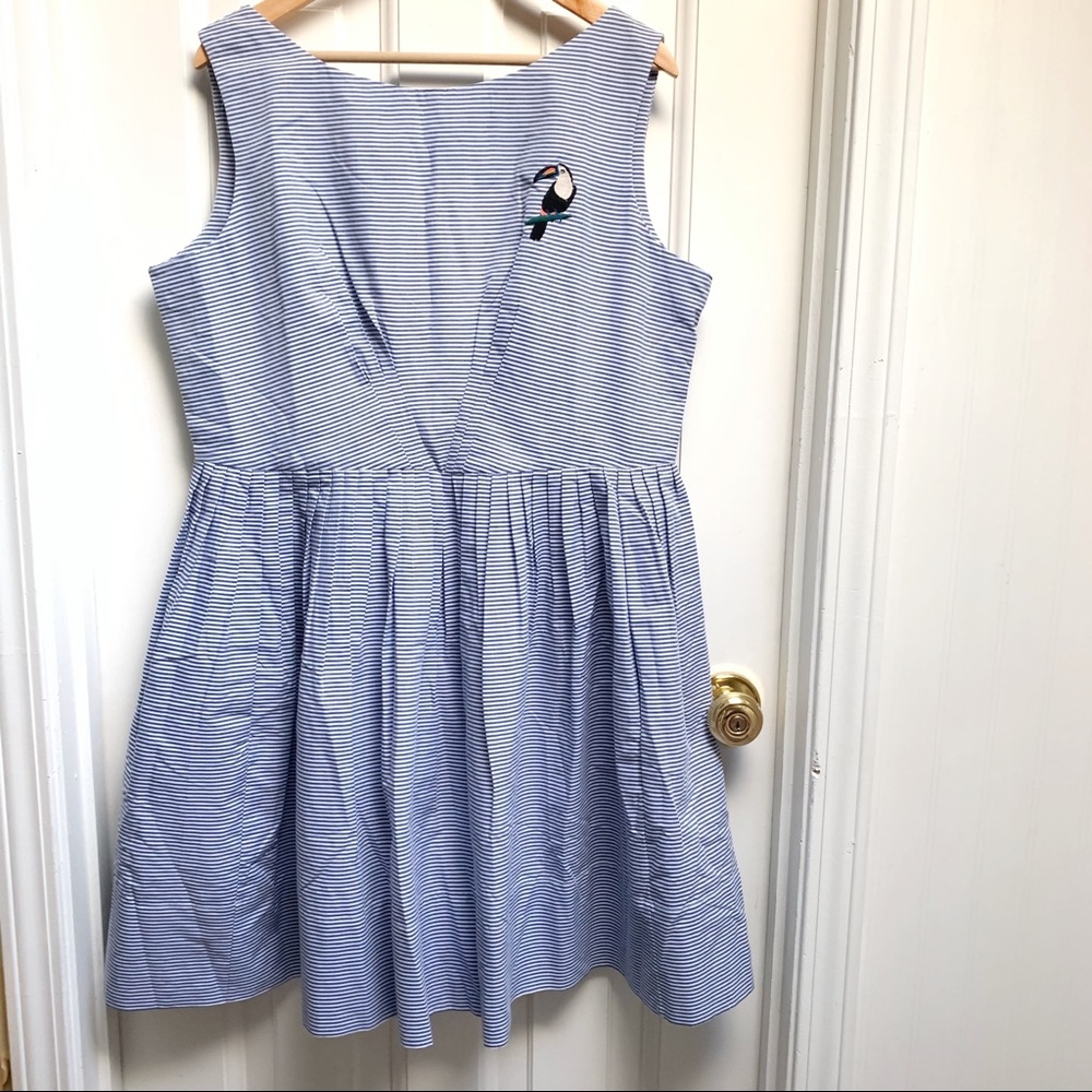 Emily and Fin Day Off Darling A-Line Dress Stripes - Picture 5 of 8